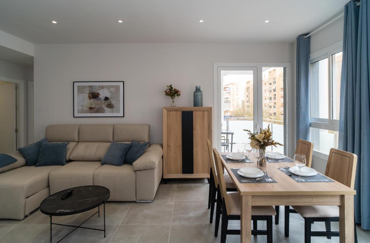 Aac Malaga - Apartamento Con Terraza, Muy Amplio, Totalmente Equipado, Cerca Del Centro Y Nuevo! Kültér fotó